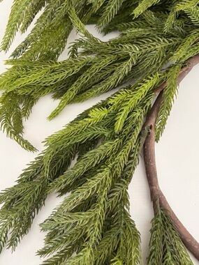 KIRKLANDS Norfolk Pine Natural Touch Garland 5ft NWT
